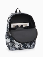 Рюкзак школьный на молнии, с карманами, с принтом, размер 30×13×42 см, чёрный - Фото 11