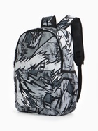 Рюкзак школьный на молнии, с карманами, с принтом, размер 30×13×42 см, чёрный - Фото 4