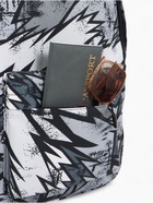 Рюкзак школьный на молнии, с карманами, с принтом, размер 30×13×42 см, чёрный - Фото 8