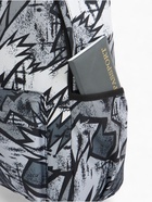 Рюкзак школьный на молнии, с карманами, с принтом, размер 30×13×42 см, чёрный - Фото 9