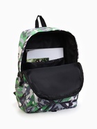 Рюкзак Буквы, 30*13*42, отд на молнии, 3 н/кармана, зеленый - фото 809277479 Рюкзак Буквы, 30*13*42, отд на молнии, 3 н/кармана, зеленый - фото 809277479