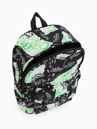 Рюкзак молодёжный на молнии, с карманами, размер 30×13×42 см, чёрный/зелёный - Фото 12