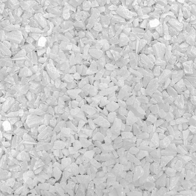 Грунт "Белый" декоративный песок кварцевый,  250 г фр.1-3 мм