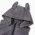 Жилет детский, цвет серый, рост 92 см - фото 25327219