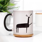 Кружка сублимация "Допивай и уходи", хамелеон, цвет черный, объем 320 мл - фото 22814886