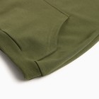 Костюм детский (толстовка, брюки), цвет зелёный, рост 80 см - Фото 3