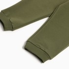 Костюм детский (толстовка, брюки), цвет зелёный, рост 80 см - Фото 7