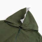 Толстовка для мальчика, цвет хаки, рост 92 см - фото 22962773