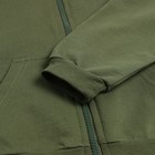 Толстовка для мальчика, цвет хаки, рост 92 см - фото 22962775