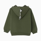 Толстовка для мальчика, цвет хаки, рост 92 см - фото 22962776