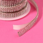 Стразы самоклеящиеся, d=2×7 мм, 4.5±0.5 м, цвет серебряный - Фото 4