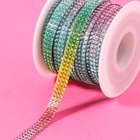 Стразы самоклеящиеся, d=2×7 мм, 4.5±0.5 м, разноцветные - Фото 2