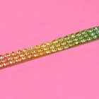 Стразы самоклеящиеся, d=2×7 мм, 4.5±0.5 м, разноцветные - Фото 3