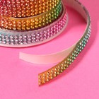 Стразы самоклеящиеся, d=2×7 мм, 4.5±0.5 м, разноцветные - Фото 4