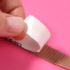 Стразы самоклеящиеся, d=2×14 мм, 4.5±0.5 м, цвет серебряный - Фото 5