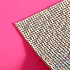 Стразы самоклеящиеся на листе, с голографией, d=2 мм, 40×24 см, цвет серебряный - Фото 3