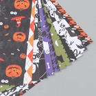 Набор бумаги для скрапбукинга 12 листов 12 дизайнов "Хэллоуин" 160 гр 15,2х15,2 см - Фото 2