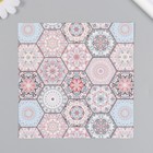Набор бумаги для скрапбукинга 12 лист. 12 дизайнов "Марокканские узоры" 160 гр 15,2х15,2 см - фото 9510345