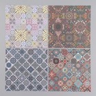 Набор бумаги для скрапбукинга 12 лист. 12 дизайнов "Марокканские узоры" 160 гр 15,2х15,2 см - фото 9510347