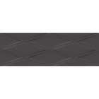 Настенная плитка Vegas черный рельеф 25x75 (в упаковке 1,12 м2) - Фото 1