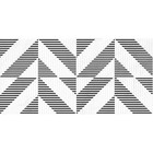 Настенная вставка Calacatta шеврон белый 29,8x59,8 - Фото 1