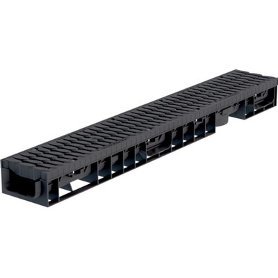 Лоток водоотводный Master DN100 H70 B125 AQUASTOK, 1000×148×70 мм