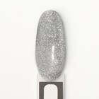 Гель лак для ногтей, «SHINING STAR», светоотражающий, 3-х фазный, 8мл, LED/UV, цвет серебристый (001) - Фото 9