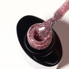 Гель-лак для ногтей, светоотражающий, 3-х фазный, 8мл, LED/UV, цвет розовый (003) - Фото 5