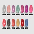 Гель лак для ногтей, светоотражающий, трехфазный, 8 мл, LED/UV, фиолетовый (013) - Фото 5