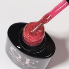 Гель лак для ногтей, светоотражающий, трехфазный, 8 мл, LED/UV, красный (022) - Фото 11