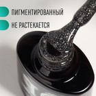 Гель лак для ногтей, светоотражающий, трехфазный, 8 мл, LED/UV, чёрный (024) - Фото 2