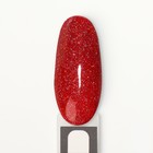 Гель лак для ногтей, светоотражающий, трехфазный, 8 мл, LED/UV, красный (034) - Фото 9