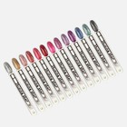 Гель лак для ногтей, светоотражающий, трехфазный, 8 мл, LED/UV, синий (048) - Фото 8