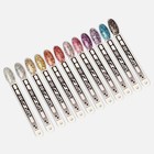 Гель лак для ногтей, с блёстками, трехфазный, 8 мл, LED/UV, прозрачный, голубой (04) - Фото 8