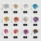 Гель лак для ногтей, с блёстками, трехфазный, 8 мл, LED/UV, прозрачный, голубой (04) - Фото 4