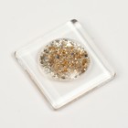 Гель лак для ногтей, с блёстками, трехфазный, 8 мл, LED/UV, прозрачный, жёлтый (05) - Фото 10