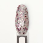 Гель лак для ногтей, «GLITTER FLASH», 3-х фазный, 8мл, LED/UV, цвет прозрачный/розовый (07) - Фото 9