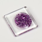 Гель лак для ногтей, с блёстками, трехфазный, 8 мл, LED/UV, прозрачный, фиолетовый (08) - Фото 10