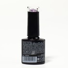Гель лак для ногтей, «GLITTER FLASH», 3-х фазный, 8мл, LED/UV, цвет прозрачный/сиреневый (11) - Фото 7