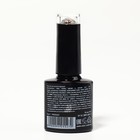 Гель лак для ногтей, «GLITTER FLASH», 3-х фазный, 8мл, LED/UV, цвет прозрачный/коричневый (12) - Фото 7