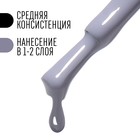 Гель лак для ногтей, «CLASSIC COLORS», 3-х фазный, 8мл, LED/UV, цвет серый (76) - Фото 4