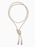 Бусы «Жемчуг», узел, шар №2.6.8.10, цвет молочный, 60 см - Фото 3