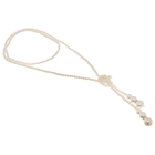 Бусы «Жемчуг» узел, шар №2.6.8.10, цвет молочный, 60 см - Фото 7