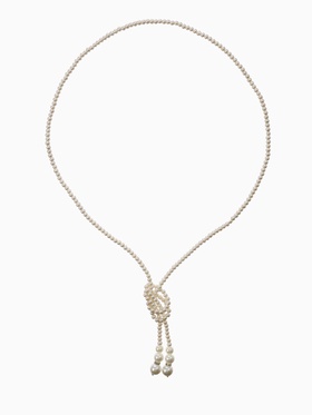 Бусы «Жемчуг» узел, шар №2.6.8.10, цвет молочный, 60 см 897187