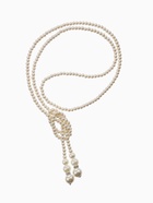 Бусы «Жемчуг» узел, шар №2.6.8.10, цвет молочный, 60 см - Фото 9