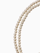 Бусы «Жемчуг», узел, шар №2.6.8.10, цвет молочный, 60 см - Фото 5