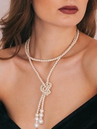 Бусы «Жемчуг», узел, шар №2.6.8.10, цвет молочный, 60 см - Фото 1