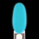 Гель лак для ногтей, люминесцентный, трехфазный, 8 мл, LED/UV, голубой (15) - Фото 12