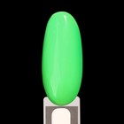 Гель лак для ногтей, люминесцентный, трехфазный, 8 мл, LED/UV, зелёный (22) - Фото 10