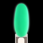 Гель лак для ногтей, «GLOW IN THE DARK», 3-х фазный, 8мл, LED/UV, люминесцентный, цвет ярко-зелёный (22) - Фото 12